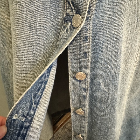 GAP Blue Midi A-line Skirt for Casual Occasions - Picture 4 of 8